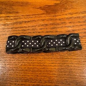 NWOT Black Polka Dot Stretch Bracelet